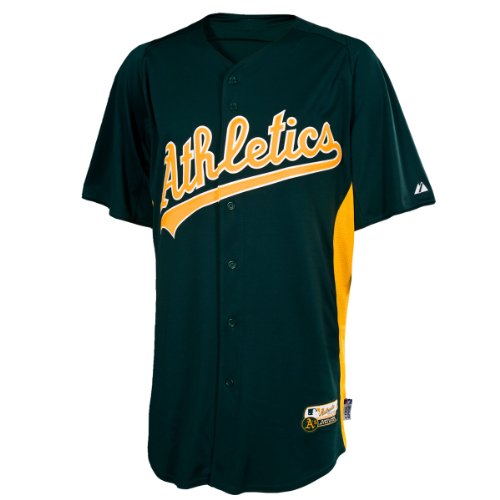 Oakland Athletics Authentic 2012 COOL BASE Batting Practice MLB Baseball Jersey Size L