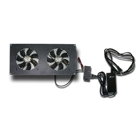 Coolerguys Cabcool1202 Dual 120mm Fan Cooling Kit w/thermal control for Cabinet or Home Theaters