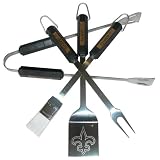 Siskiyou Sports  New Orleans Saints 4 pc NFL BBQ Set