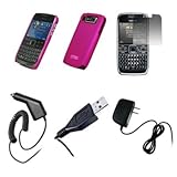 EMPIRE - Nokia E72 - Premium Hot Pink Rubberized Snap-On Cover Hard Case Ce ....