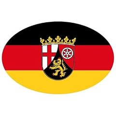 Autoaufkleber Wappen Fahne Rheinland Pfalz Aufkleber