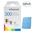 Polaroid PIF-300 Instant Film for 300 Series Cameras -10 PACK + DBROTH Fiber Cloth