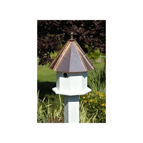 Octavian Birdhouse Bright Copper Roof