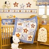 Champ Snoopy 4-pc. Crib Bedding Set