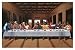 Black Last Supper by Hulis Mavruk. ART PRINT Canvas Rolled. 30.00 inches width by 24.00 inches height. Highest Quality Art Poster Print