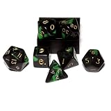 Green Onyx 7-piece Dice Set