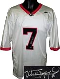 Matthew Stafford signed Georgia Bulldogs White Nike Jersey- Stafford Hologram