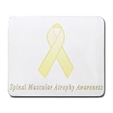 Spinal Muscular Atrophy Awareness Ribbon Mouse Pad