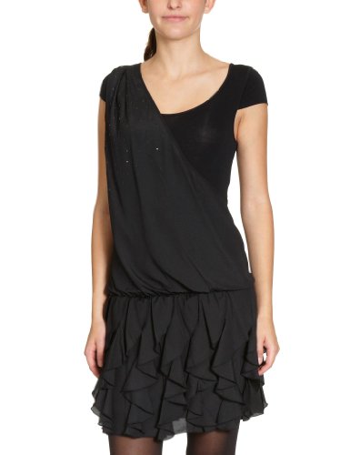 Liu Jo Damen Kleid (knielang) W61060 T6154, Gr. 40 (46), Schwarz (Black 22222) Preisvergleich