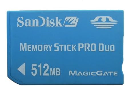 512mb Sandisk Memory Stick PRO Duo Sdmspd-512 Genuine W/case Brand New for Sony the Best in the World