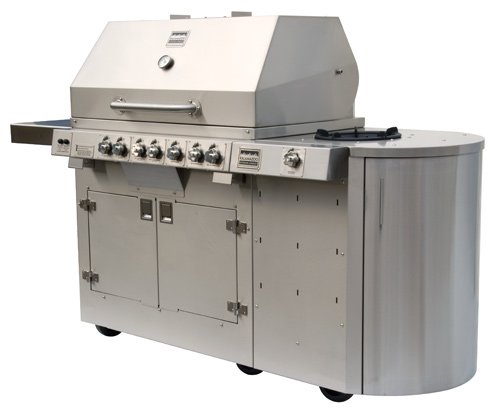 Kalamazoo 900GS Gas Free-Standing Grill with Side Burner, Liquid Propane