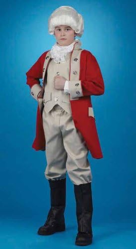 6877 (Large 12-14) Child Colonial British Redcoat Costume