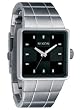 Nixon QUATRO Band: Stainless Steel Face: Black (A013)