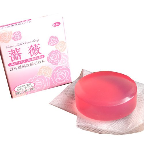 アズマ商事の薔薇洗顔石けん　お得な！２個の値段で３個入りセット