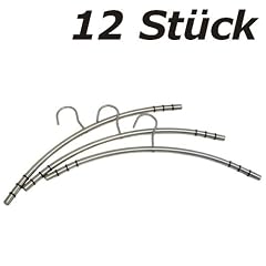 Oxid7 Kleiderb�gel 12 St�ck NEU OVP Edelstahl 18/8 ohne Steg