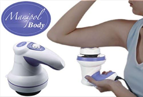 MANIPOL Vibrating Massager Full Body strong 3 attachments vibration Pain Relief