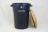 NFL New Orleans Saints 32 Gallon Trash Can