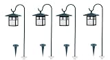 FTS Value Shipping - Hanging Cypress Solar Light Set - 4 Light Set - 162-200-18