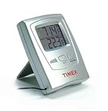 Timex TX5020 LCD Electronic Indoor and Outdoor Thermometer - Silver
