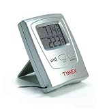 Timex TX5020 LCD Electronic Indoor and Outdoor Thermometer - Silver