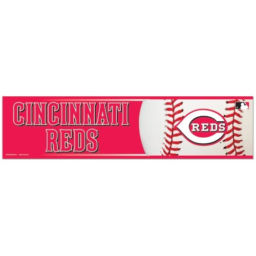 MLB Baseball Cincinnati Reds Bumper Sticker (2-Pack)