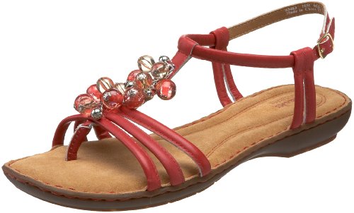 Clarks Women's Brisk Bangle Slingback Sandal,Coral,9 M US