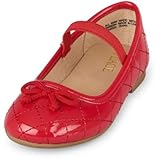 THE CHILDREN'S PLACE(ザ・チルドレンズプレイス) キルトケーラバレエフラット レッド シューズ 11.5cm【並行輸入】