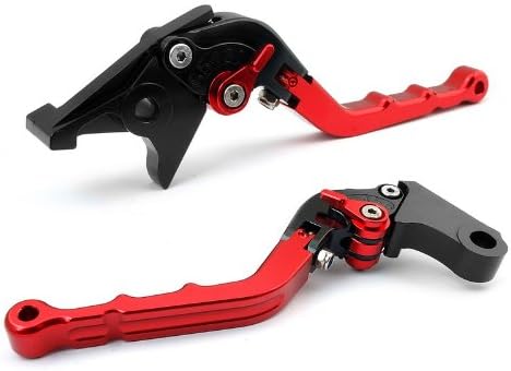 OEM Only Foldable CNC Aluminum Motorcycle Racing Adjustable Clutch & Brake Levers 1 Pair Red Fit For KAWASAKI Z1000SX/NINJA 1000/Tourer 2011-2012 (K-828/F-88)