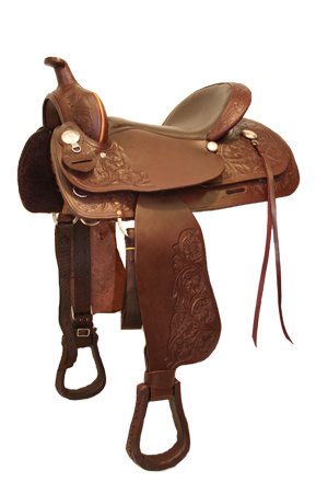 Tahoe Western Trail Saddle - Floral Design