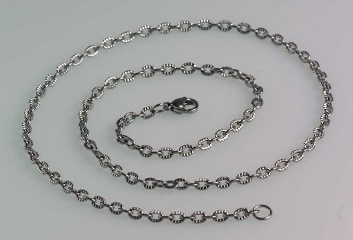 Edelstahlkette STRALSUND, 60 cm - Halskette Kette Edelstahl Edelstahlschmuck Halsschmuck Schmuck Collier Damen und Herren Damenkette Herrenkette M&Atilde;&curren;nnerkette Panzerkette