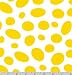 Celebrate Seuss Jelly Bean White with Yellow Dots Two Yards (1.8m)