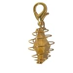 Amber Pendant 03 Wire Wrapped Cage Yellow Golden Natural Genuine Gold Gemstone 2