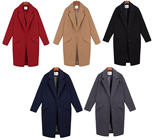 【PALERO・パレロ】 選べる５色 レディース 冬 お洒落な あったか シンプル ウール 大きめシルエット ドロップショルダー ロングチェスターコート ３サイズ