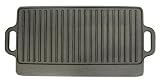 Stansport Cast Iron 9 x 20 Inch Pre-Seasoned  Griddle