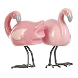 Tropical Pink Flamingo Salt and Pepper Shaker S/P Set/2