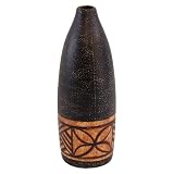 EXP Handcrafted Terracotta Asian Vase With Tribal Band