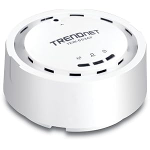 TRENDnet 300Mbps Wireless N PoE Access Point TEW-653AP (White)