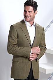 Big Tall Pure Wool Single Breasted Herringbone Check Jacket