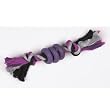 Dog Toy - Grriggles Rope with Rubber Rings Dog Toy - Purple