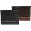 Perry Ellis Italian Leather Bi-fold Passcase Wallet