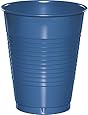 Creative Converting Value Pack Plastic Cups, True Blue, 50-Count