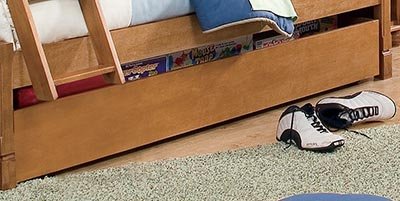 My Style Dual Function Under Bed Storage Unit-Cherry