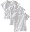 Gerber Unisex-Baby born 3 Pack Pullon Short Sleeve Shirt, White, 3-6 Months from Gerber