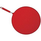 Norpro Grip-EZ Red Silicone Splatter Screen Strainer