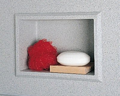 Recessed Shower Accessory Shelf Finish: Glacier, Finish: Seafoam
