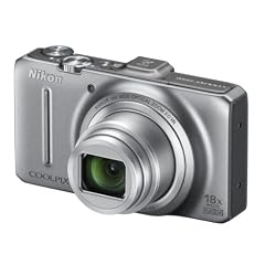 Nikon Coolpix S9300 Digitalkamera (16 Megapixel, 18-fach opt. Zoom, 7,5 cm (3 Zoll) Display, bildstabilisiert, GPS) silber