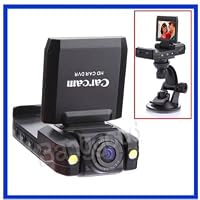 HD Car Dashboard Camera Car Accident DVR with LCD and 140 degree wide angle lense IR NIght Vision
