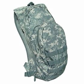 Military Camo ACU Hydration Pack Backpack 2.5 Liter (84oz) Bladder for Cycling, Moutain Biking, Snowboarding, Hiking, and Great Outdoors