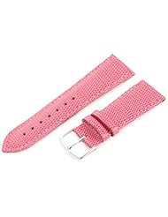 Hadley-Roma Womens LSL725RH 220 22-mm Pink Java Lizard Grain Watch Strap