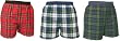 FALSE FLY - 3 Pack Blackwatch, Stewart, Campbell Clan patterns Unisex Flannel Tartan Check Cotton Plaid boxers boxer shorts exposed waist false fly